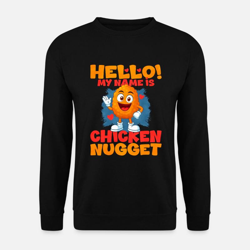 Chicken Nugget - Unisex Pullover - Schwarz
