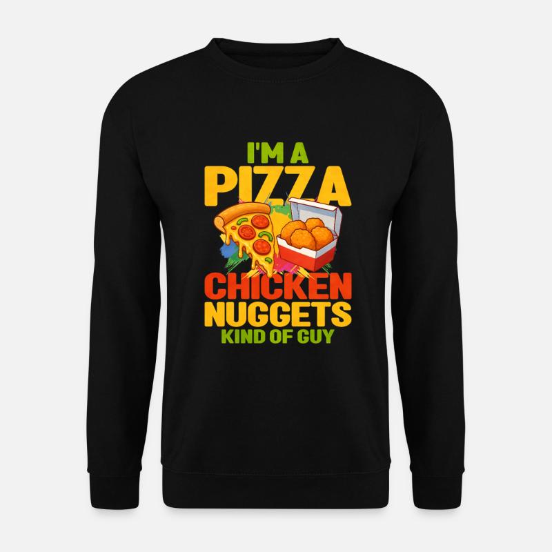 Chicken Nugget - Unisex Pullover - Schwarz