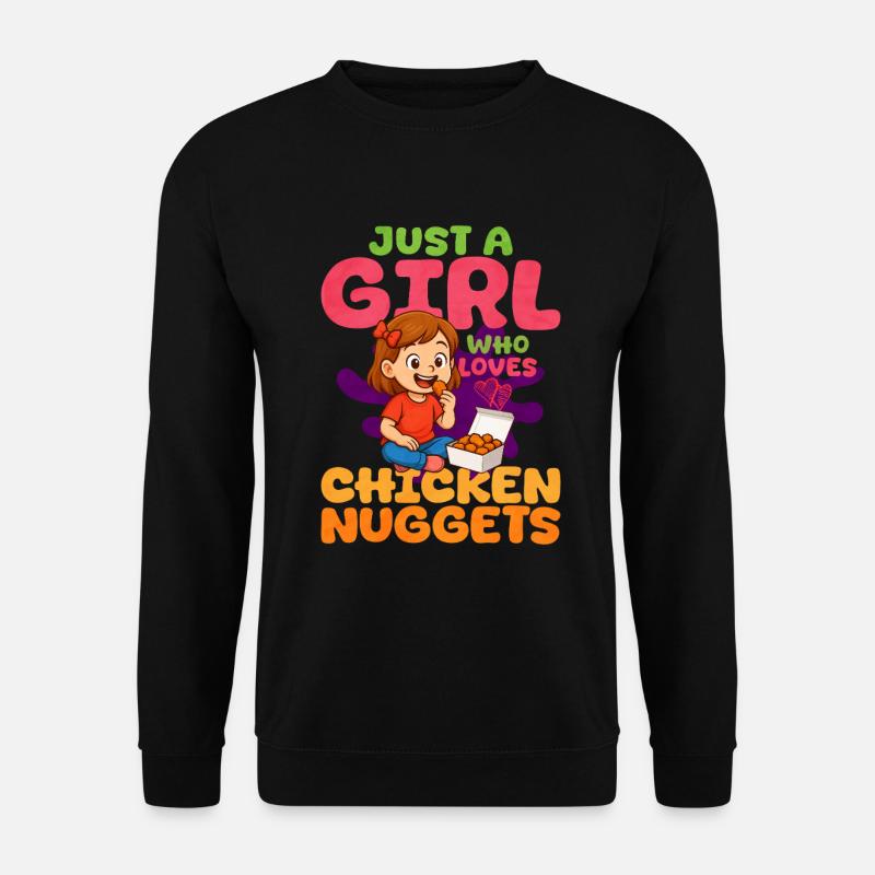 Chicken Nugget - Unisex Pullover - Schwarz