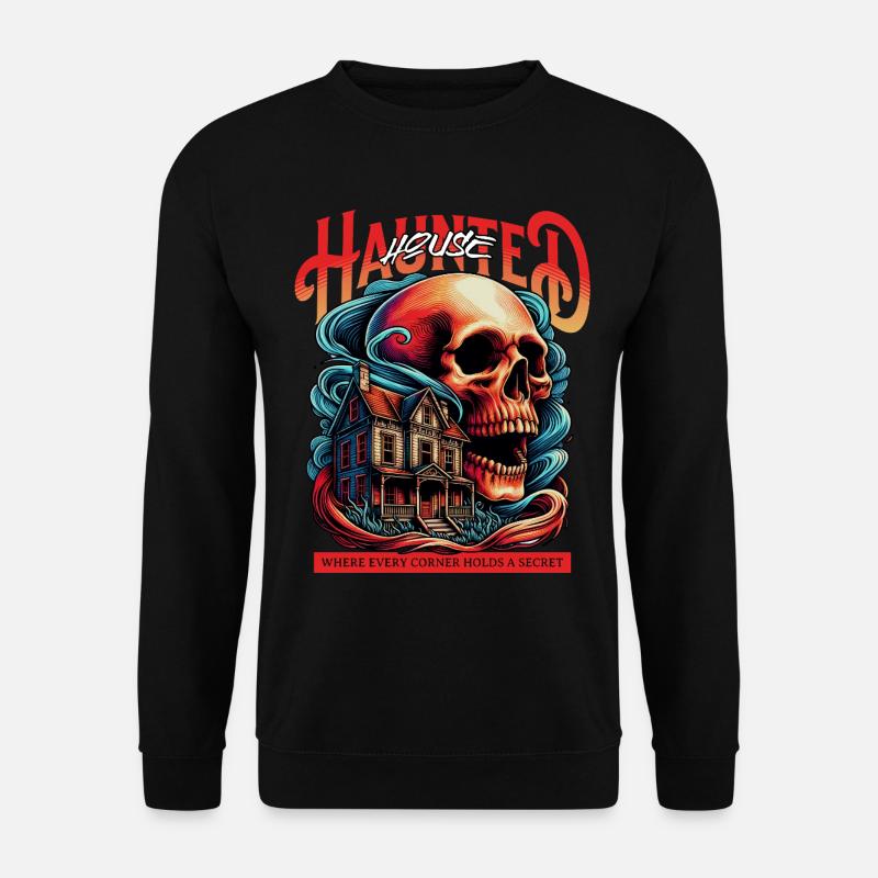 Horror - Hounted House - Unisex Sweatshirt - black