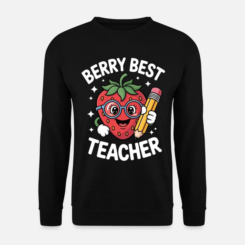 Berry Best Teacher Elementary Teacher - Unisex Sweatshirt - black