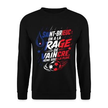 Saint-Brieuc Rage Pluie - Unisex Pullover - Schwarz - Vorne - Alina (178cm) & Michal (187cm)