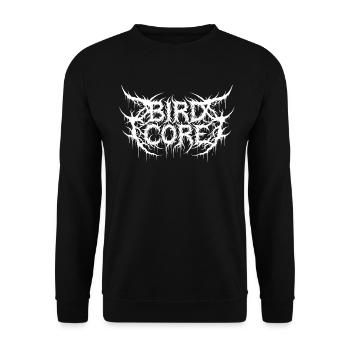 Bird Core Birdwatching - Unisex Sweatshirt - black - Front - Alina (178cm) & Michal (187cm)