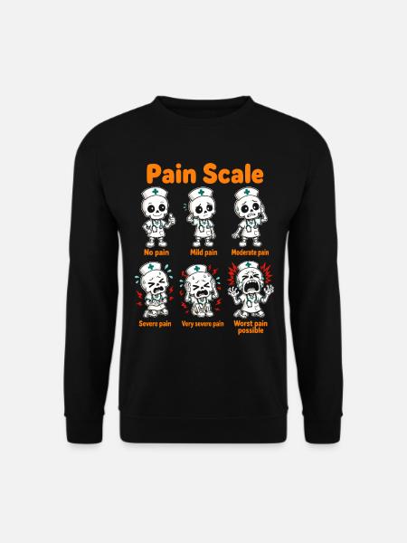 Krankenschwester Krankenpfleger Halloween - Unisex Pullover - Schwarz