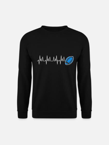 hjerteslag rugby klub tilhænger Castres - Unisex sweater - sort