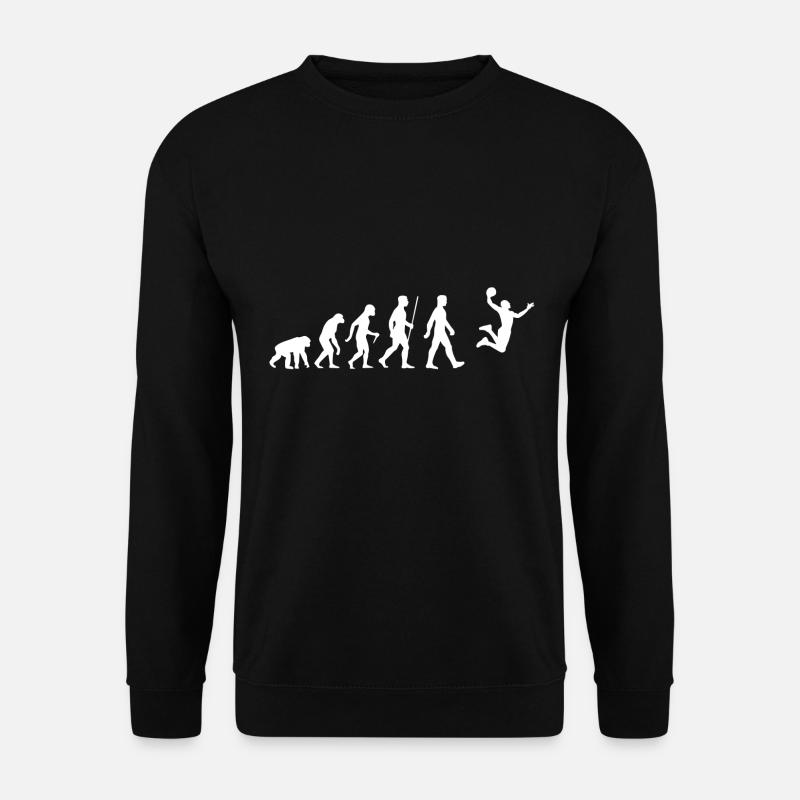 Evolution Basketball Spieler Dunking Geschenk - Unisex Pullover - Schwarz