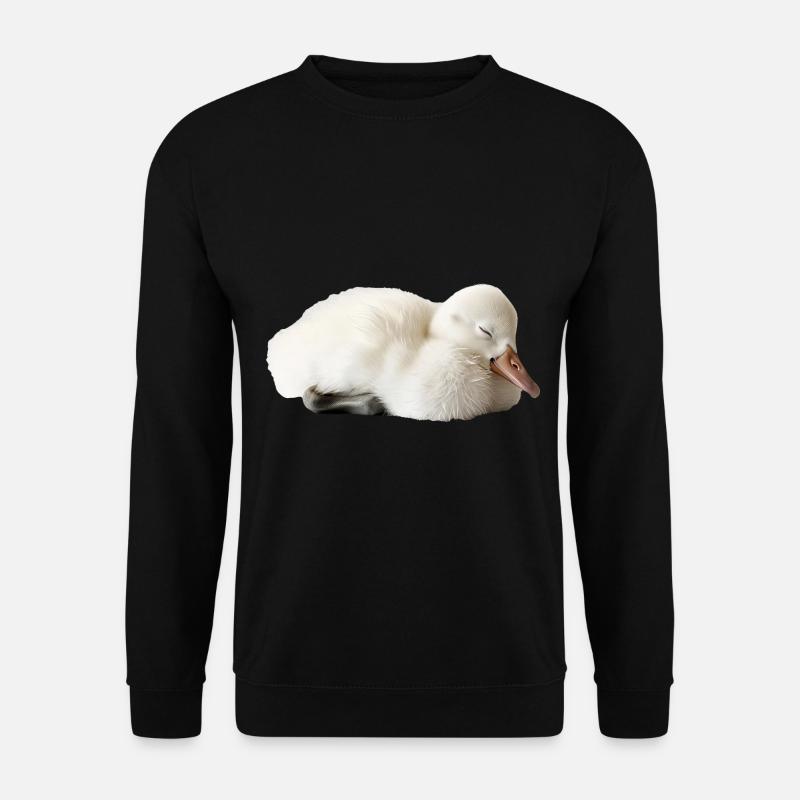 Schwan - Unisex Pullover - Schwarz