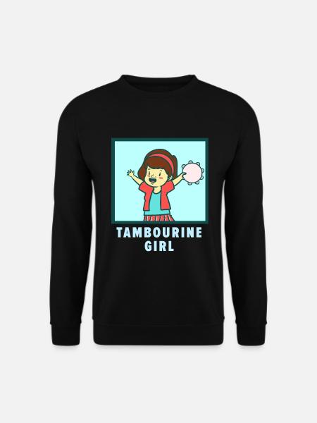 Tambourine Tambourine Gift idea - Unisex Sweatshirt - black