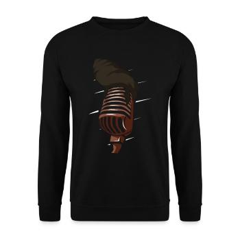 Rockabilly Rock'n'Roll Blues USA Jazz 1950s Music - Unisex Sweatshirt - black - Front - Alina (178cm) & Michal (187cm)