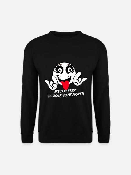 Fetziger Rockgitarre Konzertabend - Unisex Pullover - Schwarz