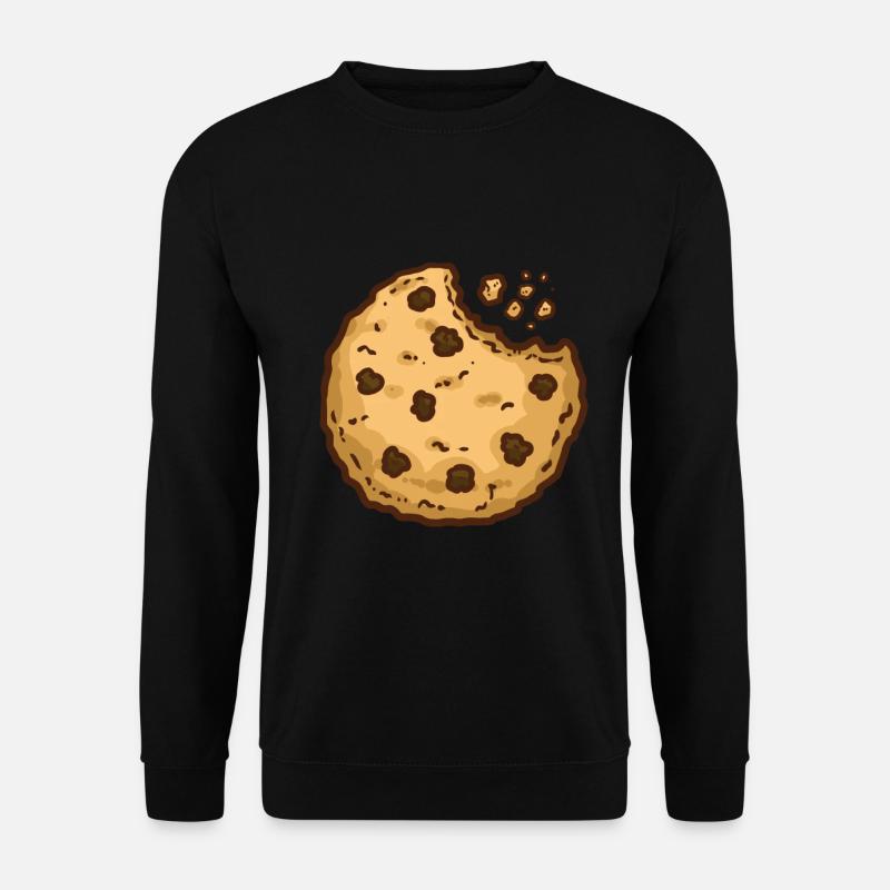 Cookies biscuits chocolate biscuits gift - Unisex Sweatshirt - black