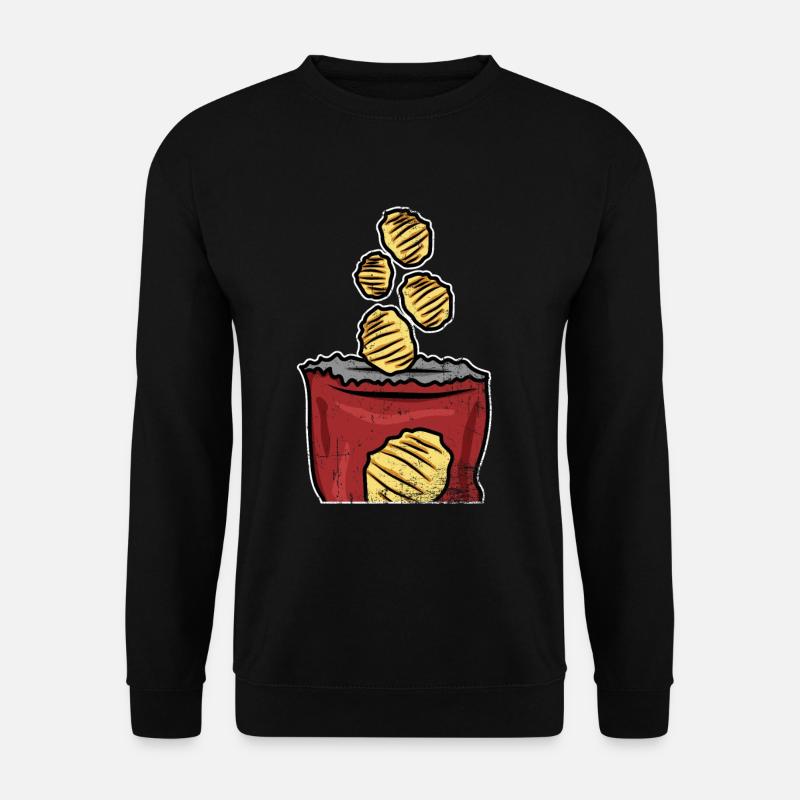 Chips Bristish Chips Cadeau - Sweat-shirt Unisexe - noir