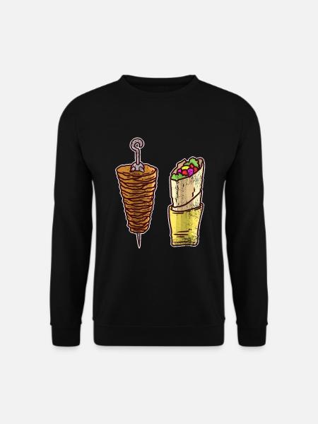 Doner kebab restaurant food gift - Unisex Sweatshirt - black