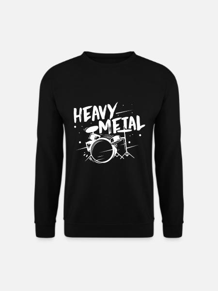 Don de guitare heavy metal - Sweat-shirt Unisexe - noir