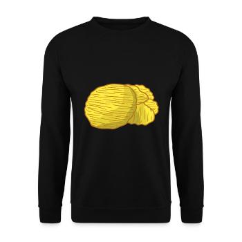 Potato Chips - Unisex Sweatshirt - black - Front - Alina (178cm) & Michal (187cm)