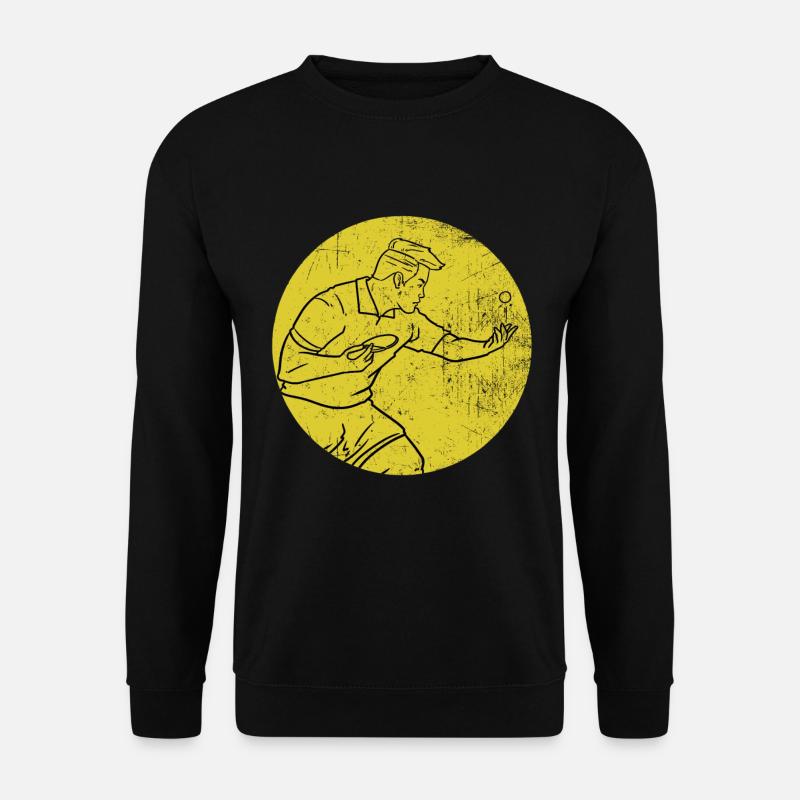 Cadeau de tennis de table - Sweat-shirt Unisexe - noir