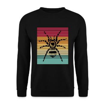 Tarantel - Unisex Pullover - Schwarz - Vorne - Alina (178cm) & Michal (187cm)