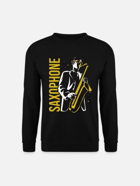 saxophone - Unisex Sweatshirt - black