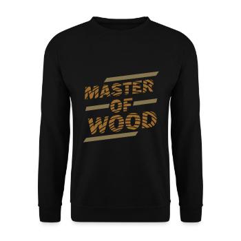 Carpenter master - Unisex Sweatshirt - black - Front - Alina (178cm) & Michal (187cm)