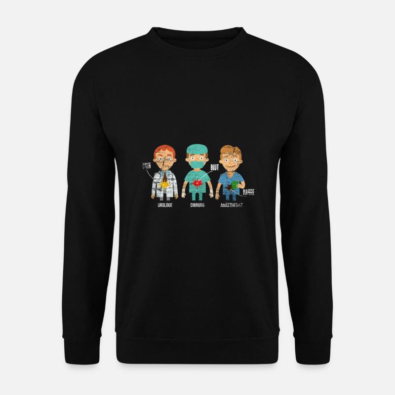 Anästhesist Doktor Anästhesie Anästhesiologie - Unisex Pullover - Schwarz
