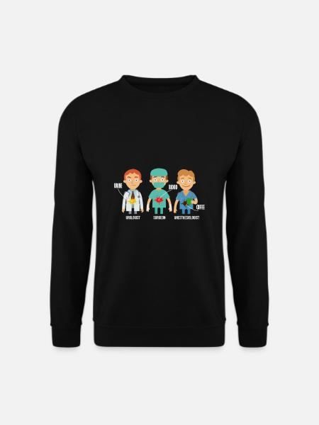 Anesthésiste chirurgien urologue - Sweat-shirt Unisexe - noir