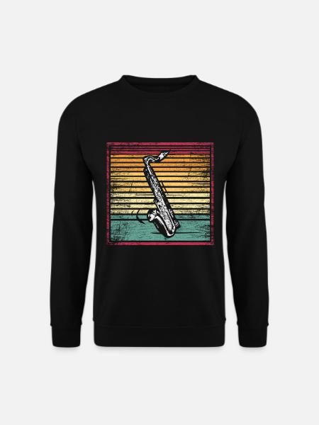 Saxophone Music Orchestra Band Gift - Unisex Sweatshirt - black