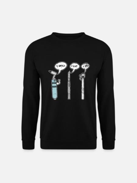 Dentiste dentiste - Sweat-shirt Unisexe - noir