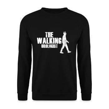 Urologist Urology Student Doctor Gift - Unisex Sweatshirt - black - Front - Alina (178cm) & Michal (187cm)