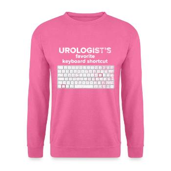Urologe Urologie Ärztin Computertastatur Geschenk - Unisex Pullover - Pink - Vorne