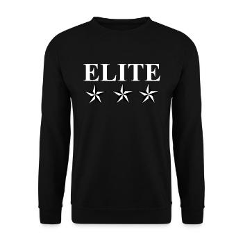 Elite - Sweat-shirt Unisexe - noir - Devant - Alina (178cm) & Michal (187cm)