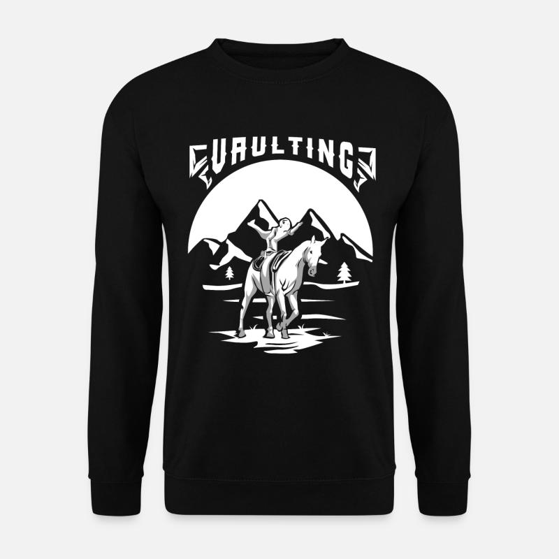 Equestrian vaulting gift - Unisex Sweatshirt - black