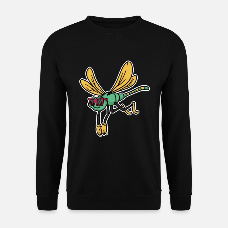 Libellule Guêpe Insekt Petit-Cadeau - Sweat-shirt Unisexe - noir