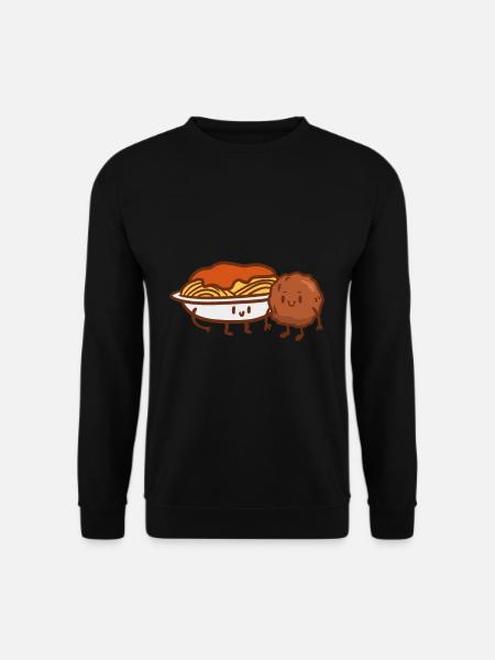 Spaghetti Pasta - Unisex Pullover - Schwarz