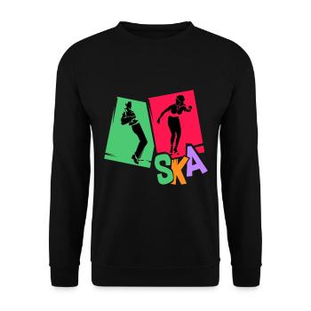 Musique ska - Sweat-shirt Unisexe - noir - Devant - Alina (178cm) & Michal (187cm)