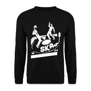 Genre de musique ska - Sweat-shirt Unisexe - noir - Devant - Alina (178cm) & Michal (187cm)