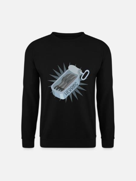 Herring sardines - Unisex Sweatshirt - black