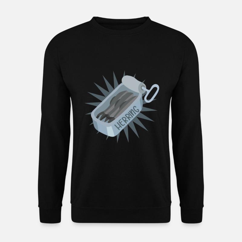 Hering Sardinen - Unisex Pullover - Schwarz
