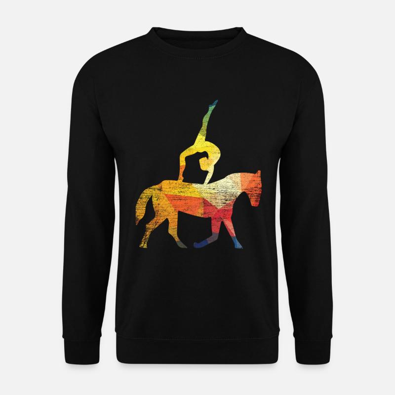 Vaulting equestrian gymnastics - Unisex Sweatshirt - black