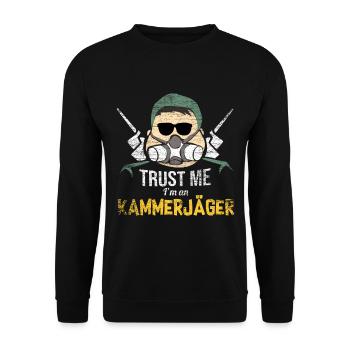 Exterminator pest insect - Unisex Sweatshirt - black - Front - Alina (178cm) & Michal (187cm)