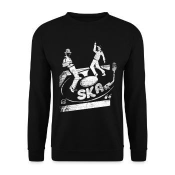 Genre de musique ska - Sweat-shirt Unisexe - noir - Devant - Alina (178cm) & Michal (187cm)