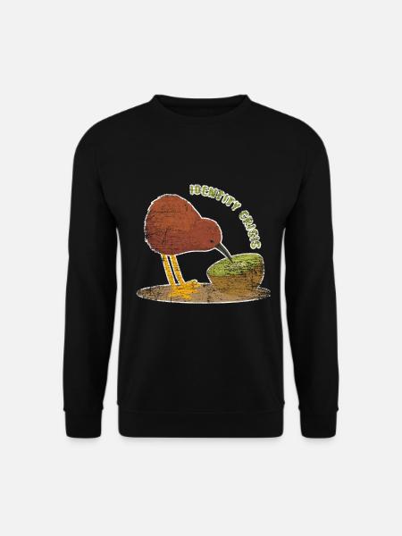 Neuseeland Kiwi Geschenkidee - Unisex Pullover - Schwarz