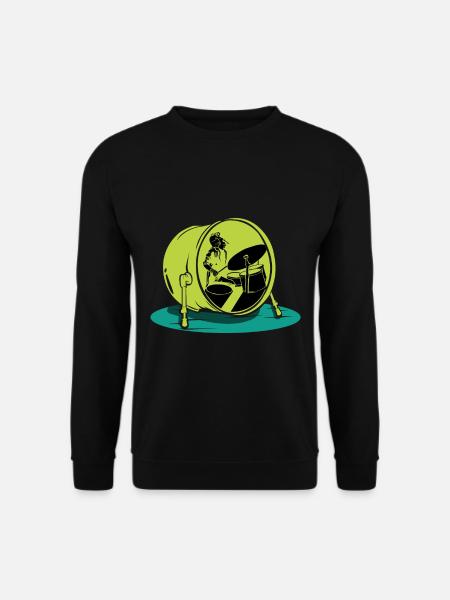 Drum drum music - Unisex Sweatshirt - black