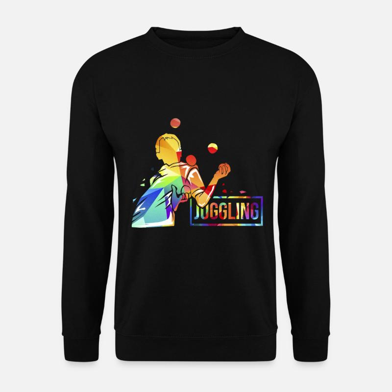 Jonglieren Ball Arbeit - Unisex Pullover - Schwarz
