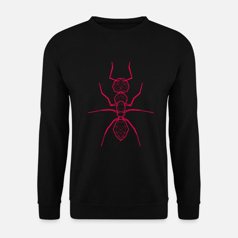Ant Geometric - Unisex Sweatshirt - black