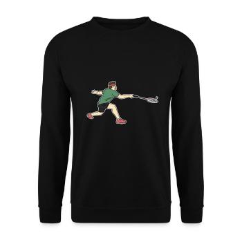 speedminton - Unisex Sweatshirt - black - Front - Alina (178cm) & Michal (187cm)