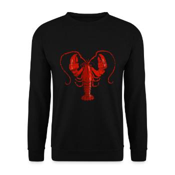 homard - Sweat-shirt Unisexe - noir - Devant - Alina (178cm) & Michal (187cm)
