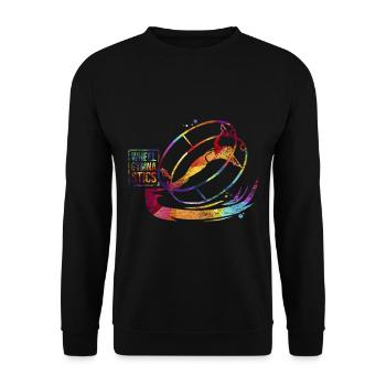 Gymnaste gymnaste - Sweat-shirt Unisexe - noir - Devant - Alina (178cm) & Michal (187cm)