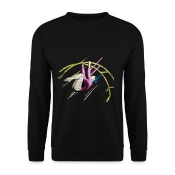 Rhönrad Turner - Sweat-shirt Unisexe - noir - Devant - Alina (178cm) & Michal (187cm)