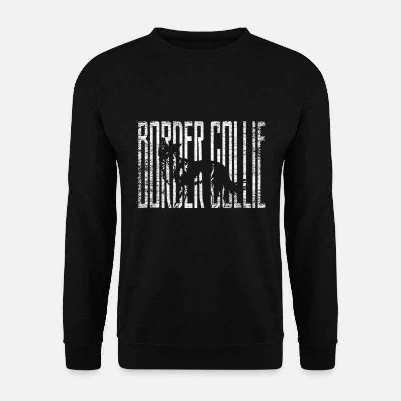 Border collie - Sweat-shirt Unisexe - noir