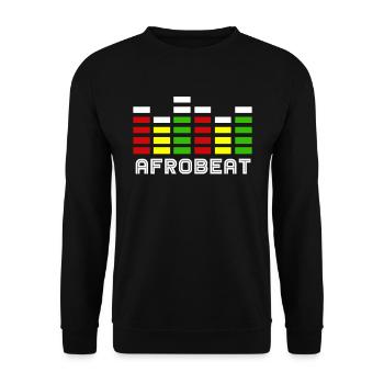 Afro Beat - Unisex Sweatshirt - black - Front - Alina (178cm) & Michal (187cm)